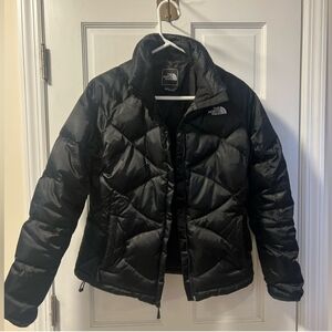 The North Face Women's Quilted 550 Down Black Puffer Jacket